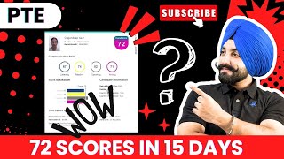 PTE 72 scores in 15 days how  how to get 70  score in 2024 best review  Gurwinder sir [upl. by Barty]