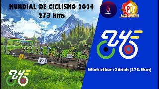 MUNDIAL DE CICLISMO 2024 EN VIVO  RUTA  2739 KM EN PALCO DEPORTIVO CON DIRECTO Y SI BARRERA [upl. by Galligan743]