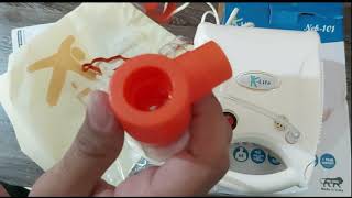 Nebulizer machine demo  how to use nebulizer machine  unboxing amp easy explanation [upl. by Poore]