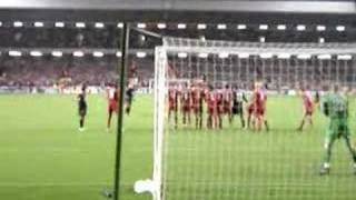 Rivaldo Olympiakos goal vs Liverpool Champions League 0405 [upl. by Intruok]