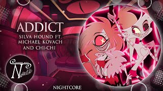 Nightcore  Addict Lyrics [upl. by Phene]