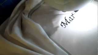 Letter Embroidery with Brother Sewing Machine [upl. by Akfir]