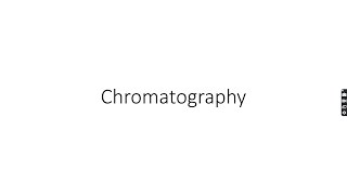 ALevel Chemistry Chromatography Part 1 [upl. by Ahsinrad]