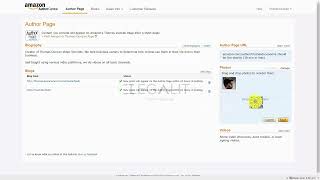 Publish Audiobooks with Amazon  19  Your Author Page Part 2 [upl. by Lagiba]