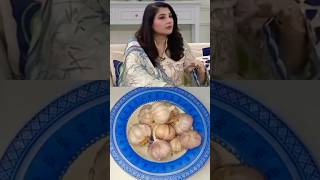 😮javeriya saoud ne btaya garlic 🧄 paste ko store Krny ka trikahow to store garlic paste shorts [upl. by Ibson]