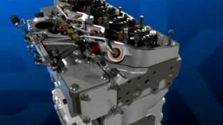 Perkins Diesel Engine Animation [upl. by Reppiks]