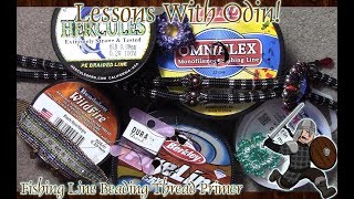 Comparing Beading Threads Part 2  Fishing Lines and Fireline  Lessons With Odin [upl. by Kooima745]