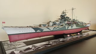 Tirpitz GPM 1200 model kartonowy paper model [upl. by Atnaloj]