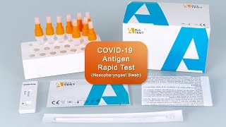 ALLTEST COVID 19 Antigen Rapid Test （Nasopharyngeal Swab） [upl. by Adnolat]