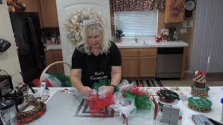 How to Make a DIY Traditional Merry Christmas Wreath Making Tutorial [upl. by Silrac]