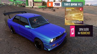 Forza Horizon 5 1991 BMW M3 B700 SEBESSÉGZÓNA SZIRTFAL [upl. by Renraw701]