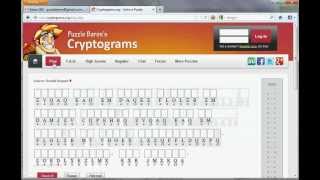 Cryptogram solved in 15 seconds [upl. by Leber244]