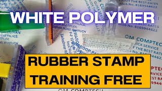 Rubber Stamp Making Training Free 🆓 stampfactory [upl. by Hareenum]