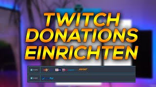 Twitch Donation einrichten  Mit Tipeeestream [upl. by Enimisaj456]