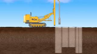 PCA Grouted Shoring Wall [upl. by Nnyllaf]