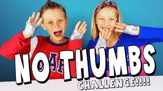 NO THUMBS Challenge  RonaldOMG and GamerGirl [upl. by Ehc]