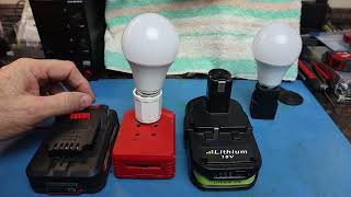 Power Tool Battery portable Lights [upl. by Vey]