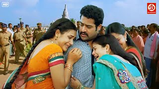 Jr NTR amp Sameera Reddy  South Superhit Full Hindi Dubbed Movie  Sameera Telugu Love Story  Ashok [upl. by Kurys]