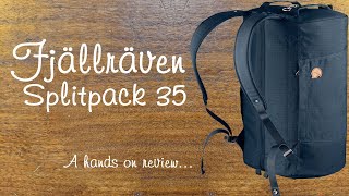 Fjällräven Splitpack 35  hands on review [upl. by Maeve442]