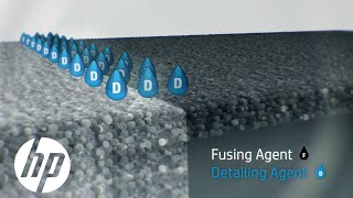 How Fusing and Detailing Agents Work  Jet Fusion 3D Printing  HP [upl. by Bradley]