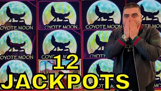 12 HANDPAY JACKPOTS On High Limit Slots  Las Vegas 2023 [upl. by Milt335]