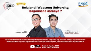 Belajar di Woosong University bagaimana caranya [upl. by Iaka]