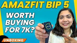 Amazfit BIP 5  UNBOXING amp First Impression  Gadget Times [upl. by Pascha306]