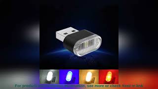 15Pcs Car Mini USB LED Atmosphere Lights Car Interior Neon Decorative Lamp Emergency Lighting Univ [upl. by Lloyd195]