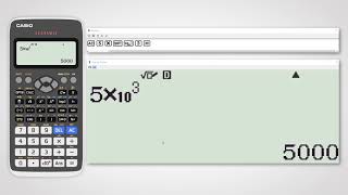 Exponential Function on Casio fx991EX Classwiz [upl. by Leif887]