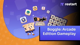 Boggle Arcade Edition iPhone Gameplay [upl. by Aracot427]