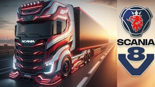 Scania V8 770S Trucks Unleashing Power and Elegance on the Road [upl. by Eigroeg]