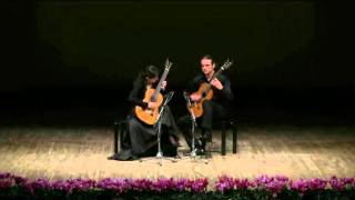 Duo Melis CastelnuovoTedesco 3rd movement from Sonatina Canonica [upl. by Machos]