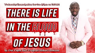 Wed Emancipation Service 7pm THERE IS LIFE IN THE BLOOD OF JESUS by Rev Prophet Robert Bekune [upl. by Epotimet]