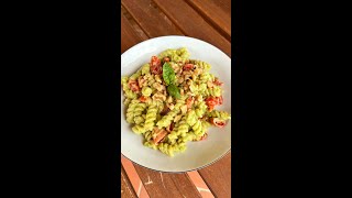 PASTA FREDDA con CREMA di AVOCADO e POMODORINI😋🥑🍅 Shorts [upl. by Eustasius157]