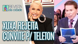 Xuxa rejeita convite para Teleton por conta de mágoa antiga  Revista da Cidade 06102022 [upl. by Cord33]