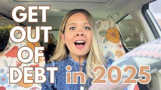 GET OUT OF DEBT IN 2025  personal finance tips for homemakers [upl. by Almeta346]