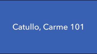 Catullo  Carme 101  Multas per gentes [upl. by Notxap]