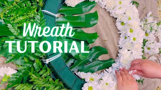 How to Make a Funeral Flower Wreath [upl. by Leopoldine]