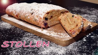 Stollen with Dried Cherries Christmas Recipe [upl. by Eirbua]