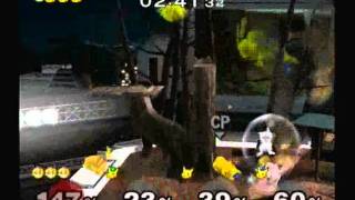 Super Smash Bros Melee Adventure Mode with Peach Hard [upl. by Rockie406]