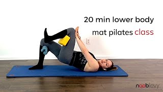 Pilates Mat Intermediate Flow Using Neurodynamic Techniques for the Lower Body [upl. by Roselyn791]