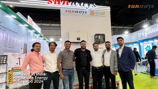 Sunways at Renewable Energy India Expo 2024 [upl. by Hinkle]