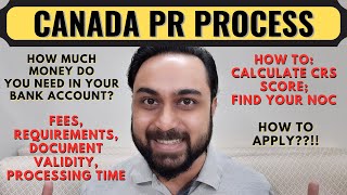 Canada PR Process  Canada Express Entry Step By Step Process  Canada PR Requirements [upl. by Ellebana374]