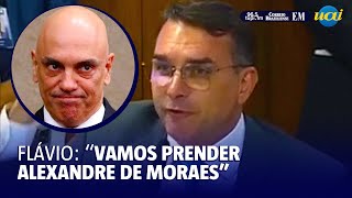 Flávio Bolsonaro critica Moraes após operação sobre golpe [upl. by Eugaet]