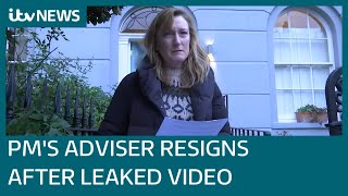 Boris Johnson apologises and former aide Allegra Stratton resigns after leaked video  ITV News [upl. by Aserej]