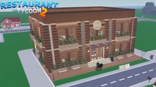 Restaurant Tycoon 2  Speed Build  Elegant Design  Design 58 [upl. by Kovacev539]