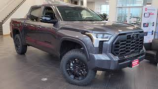 2024 Toyota Tundra Limited w Lift Kit in Magnetic Grey Metallic [upl. by Eimak]