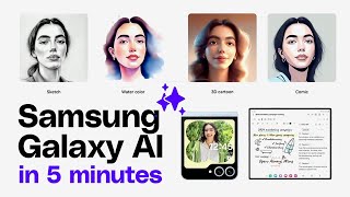 AI announcements from Samsung Unpacked 2024 [upl. by Noirret]