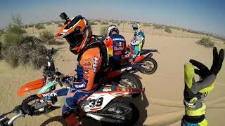 Tracking Dakar Riders in Dubai Desert [upl. by Tavie953]