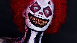 Cannibal Clown  Halloween Makeup Tutorial [upl. by Vil]